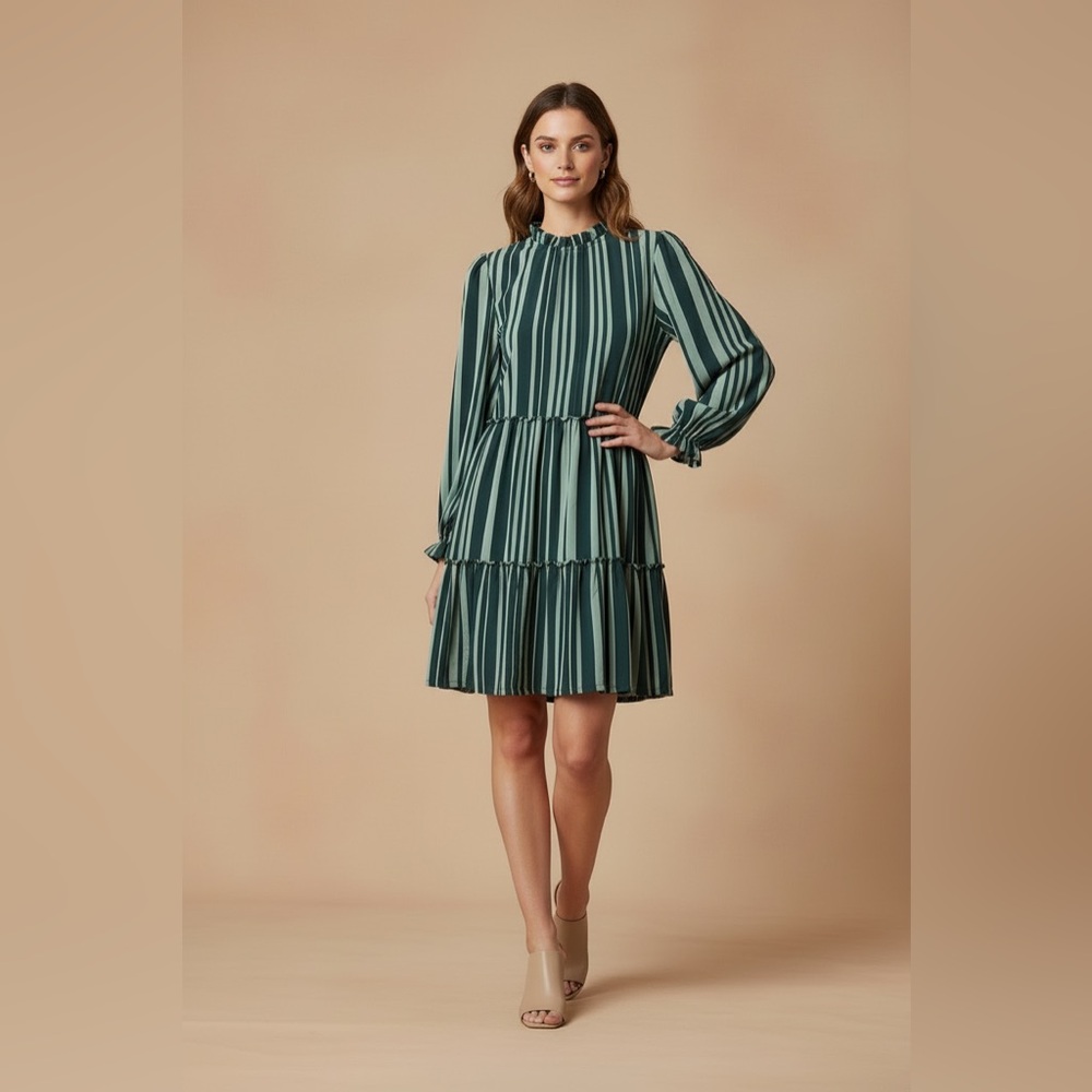 LuLaRoe Annabelle Ruffled Tiered Dress